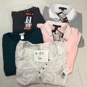 Reseller Box/Bag Lot #104, 5pc of Women's Clothing